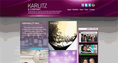 Desktop Screenshot of karlitz.com