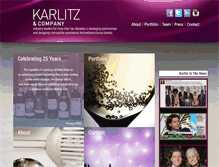 Tablet Screenshot of karlitz.com